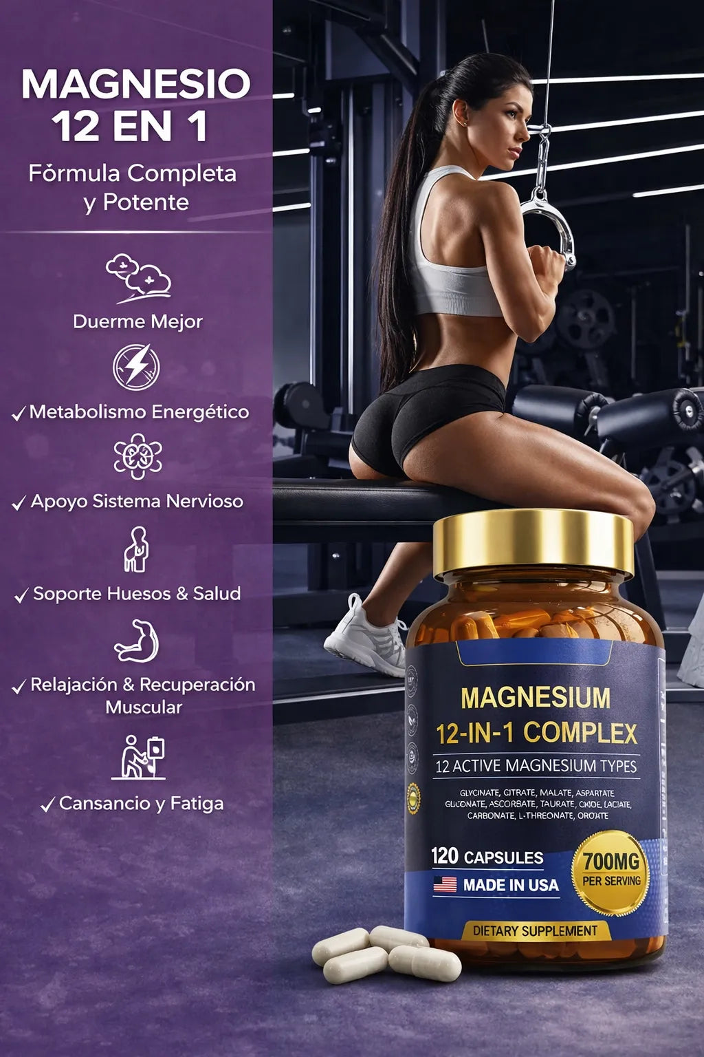 Magnesio 12-en-1 Complex